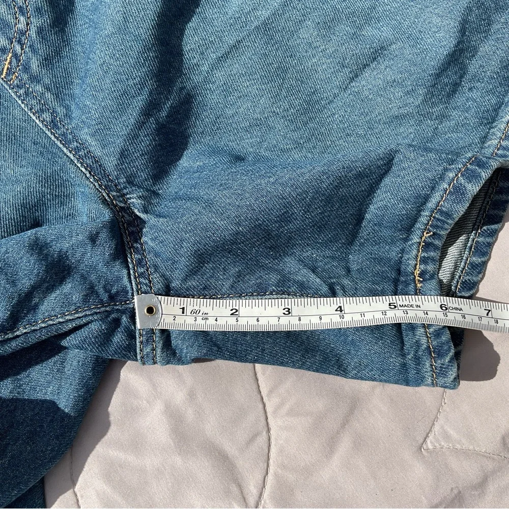 Vintage Levi's Blue Denim Women's Shortalls XL